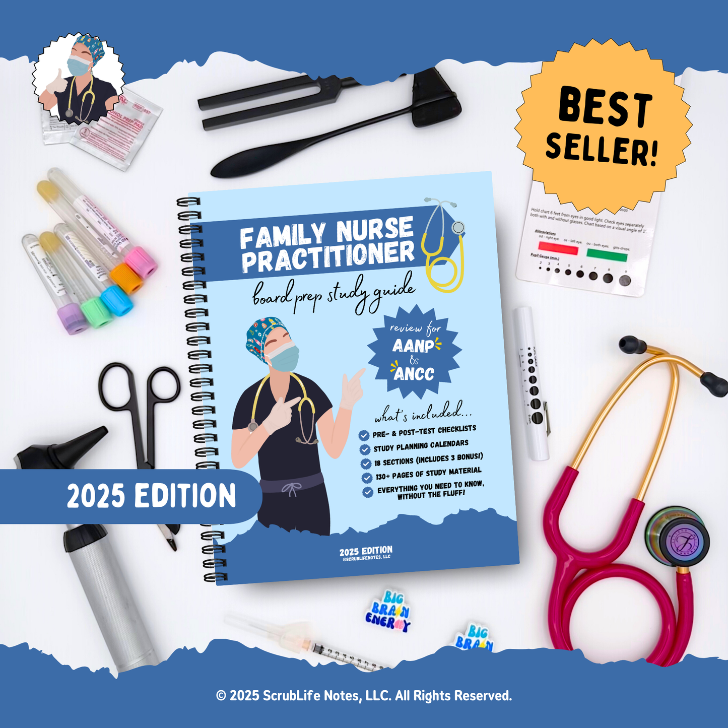 The 2025 Family Nurse Practitioner Board Prep Study Guide
