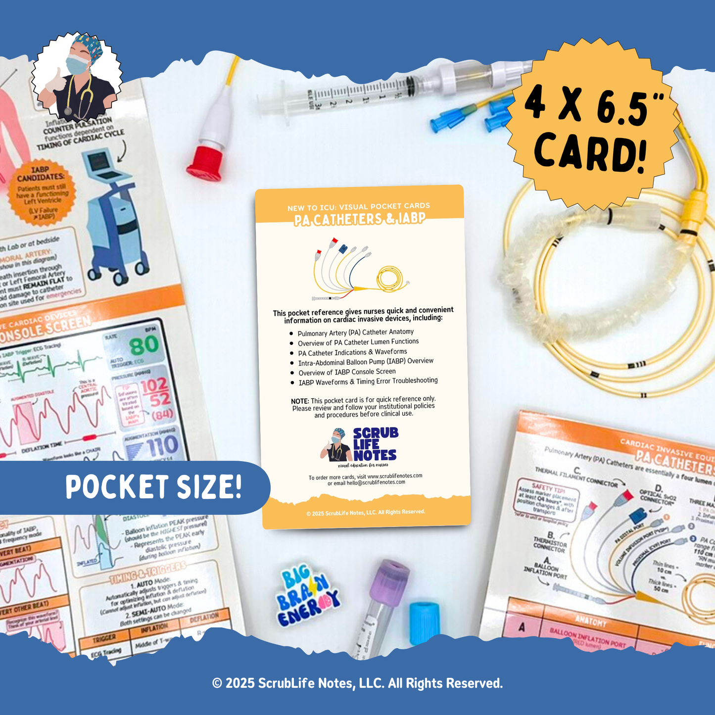PA Catheters & IABP Pocket Card