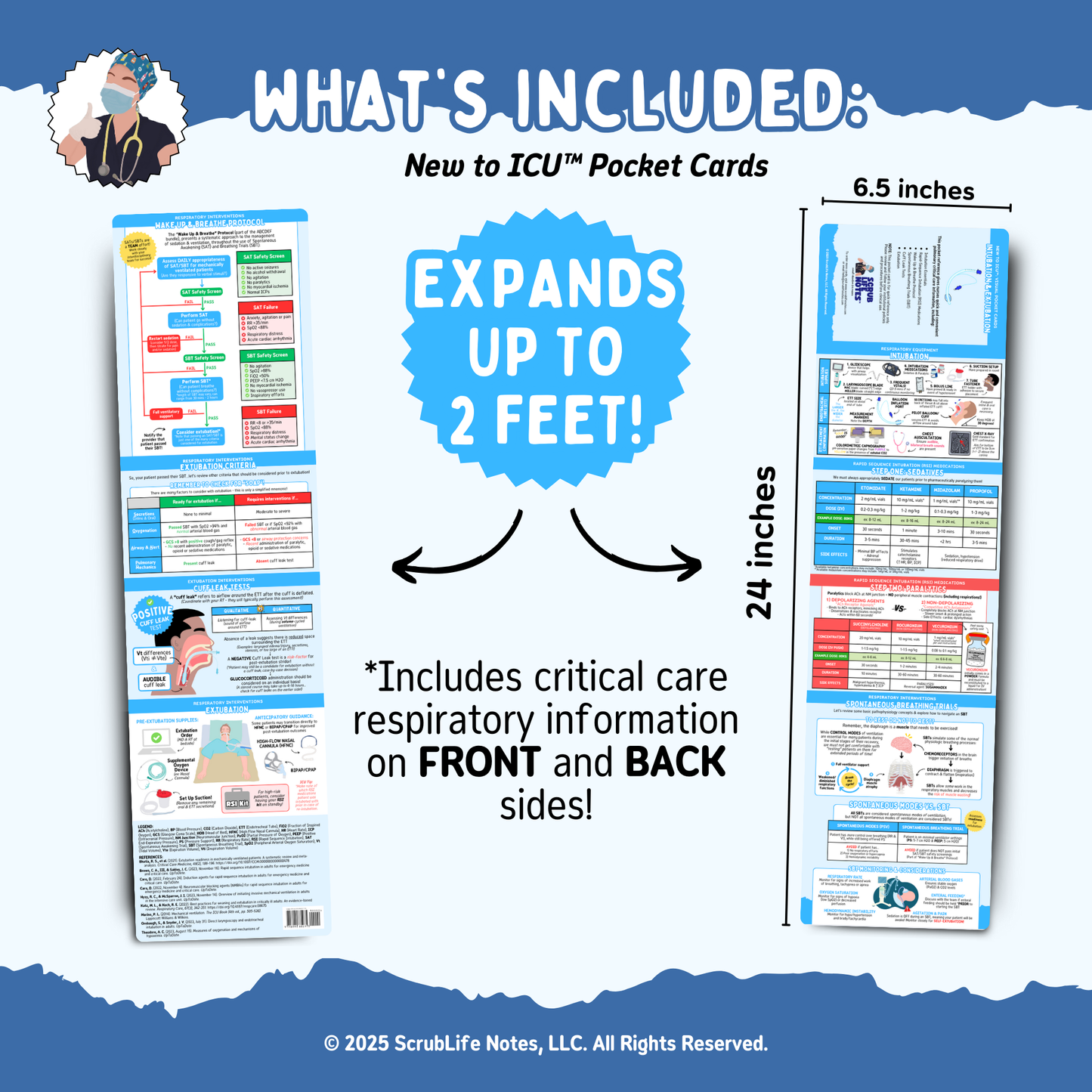 Intubation & Extubation Pocket Card