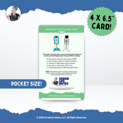 CRRT Pocket Card