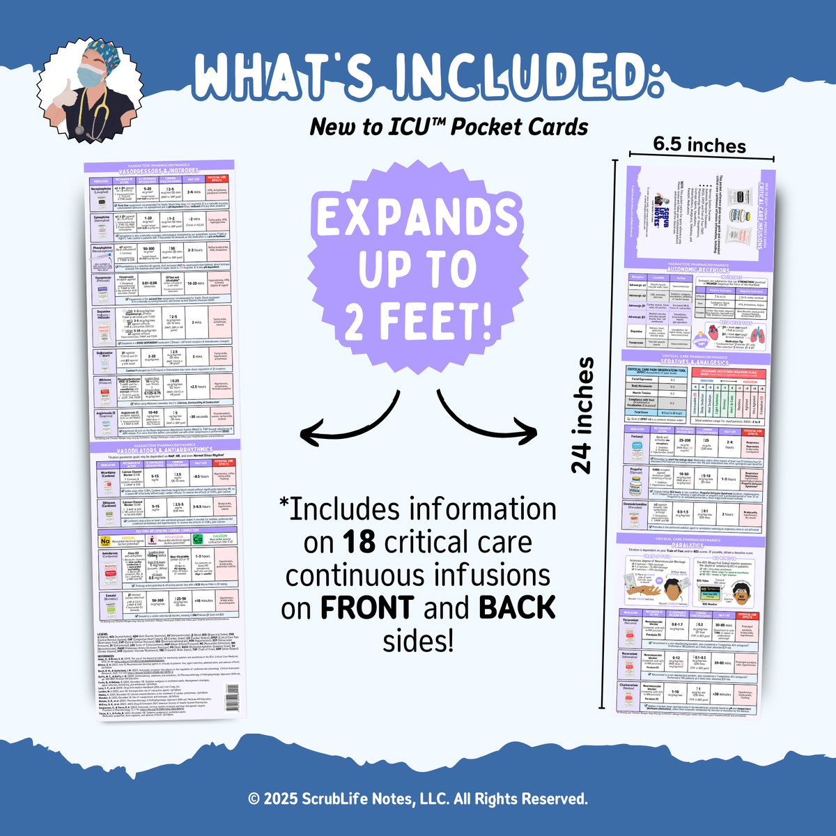 Continuous Infusions Pocket Card – ScrubLifeNotes