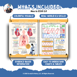 New to ICU® 2.0: A Visual Guide to Critical Care Nursing – ScrubLifeNotes®